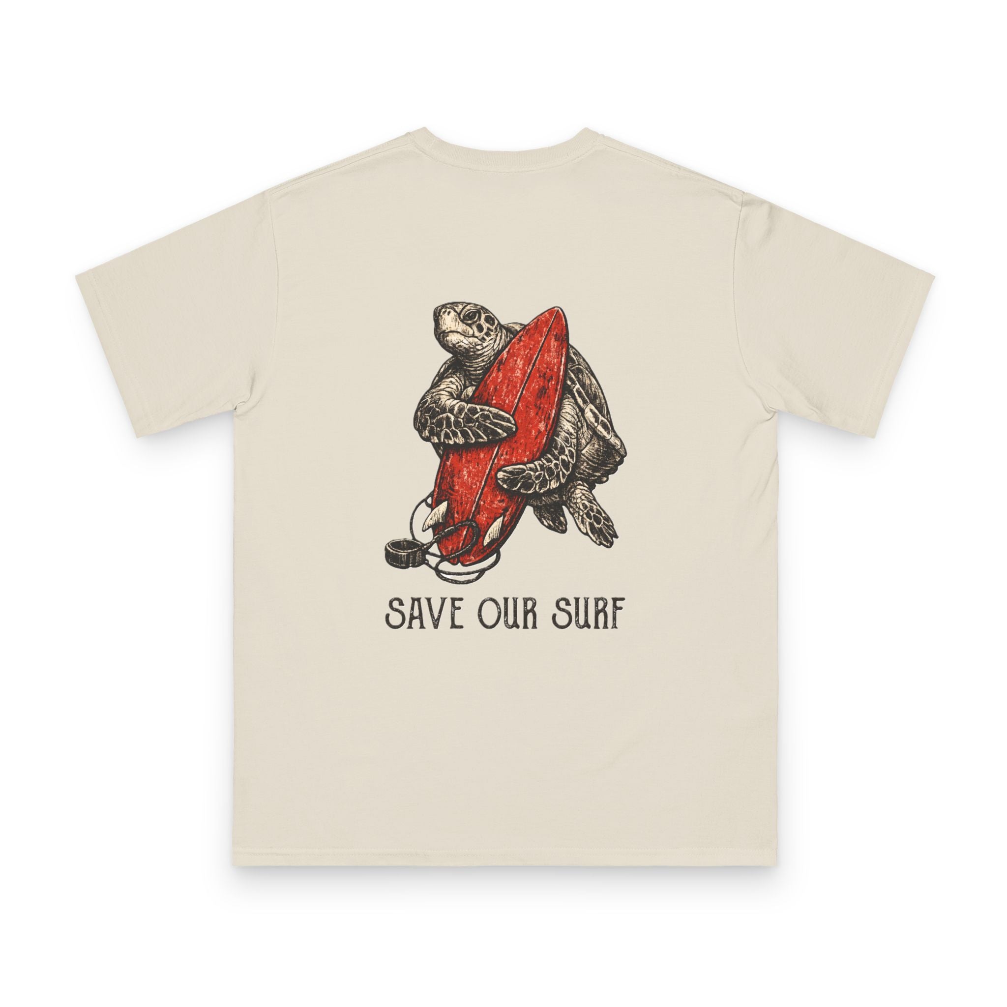 Save Our Surf Sea Turtle Organic Cotton T-Shirt