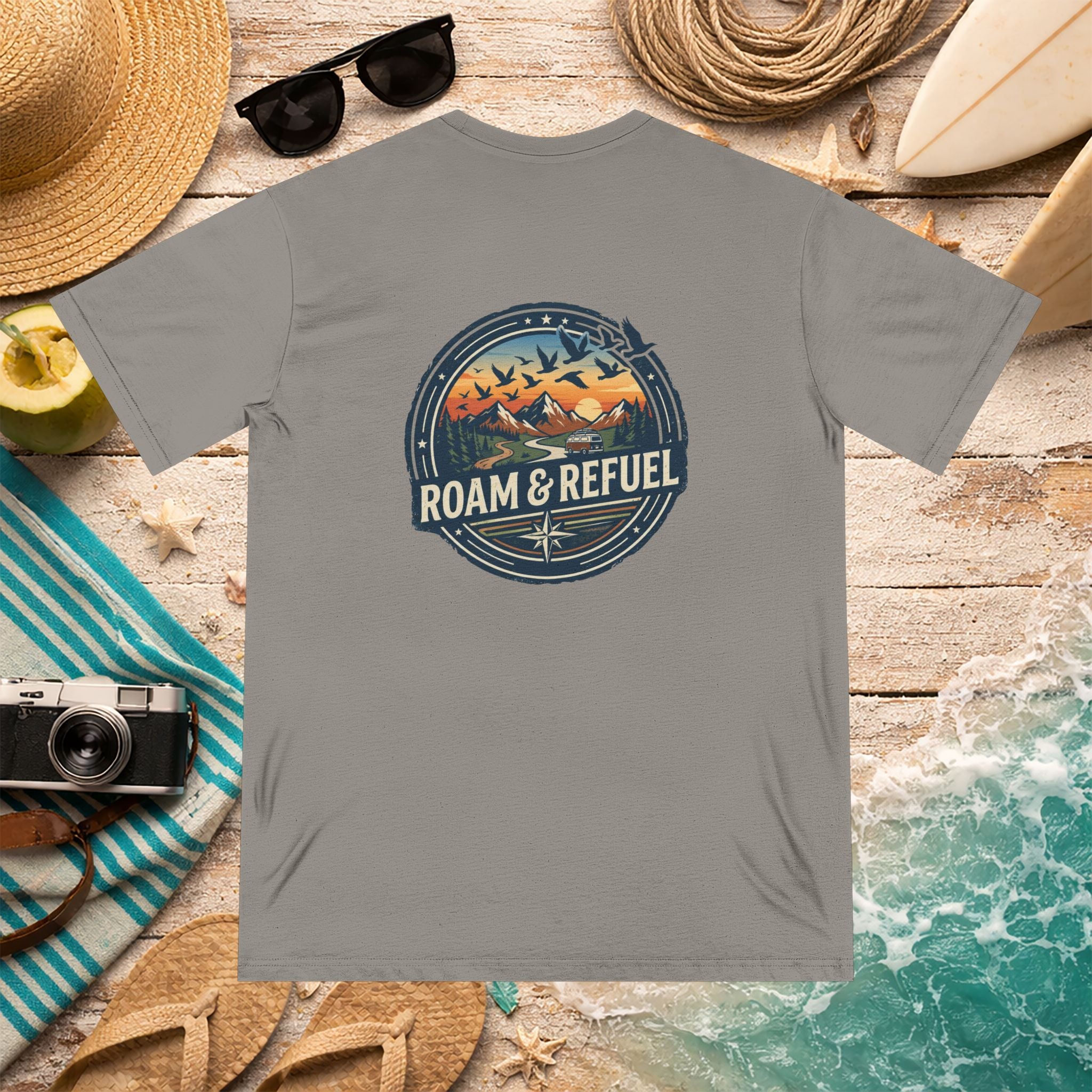 Vintage Roam & Refuel Organic Cotton Shirt