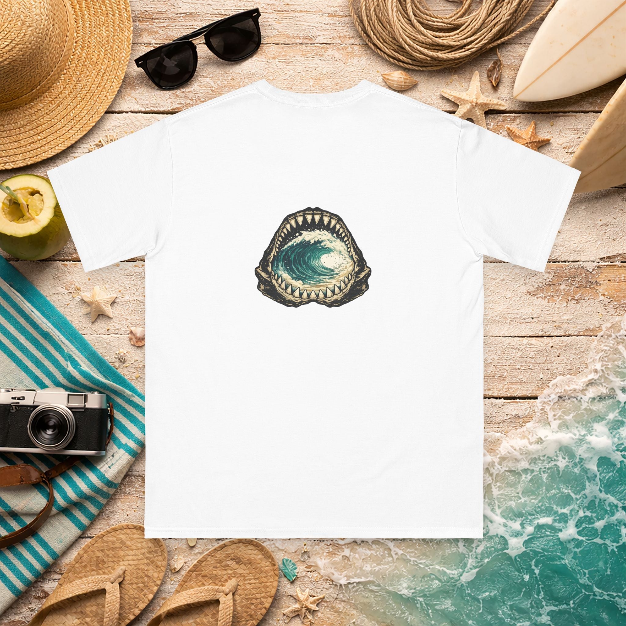 Shark Jaw Wave Organic Cotton Shirt