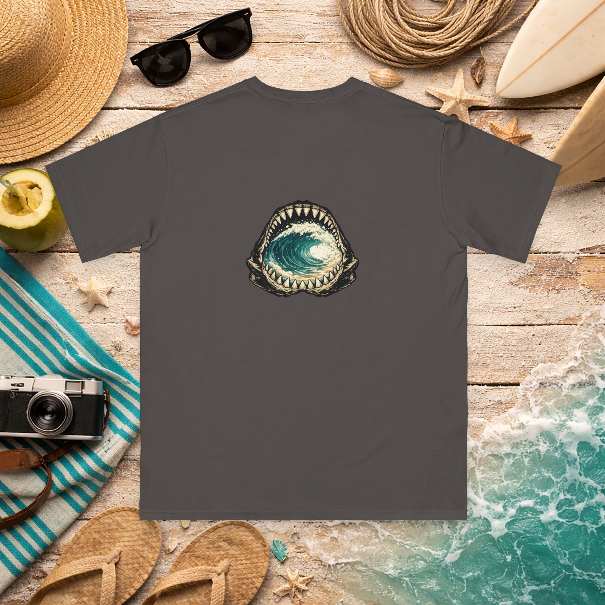 Shark Jaw Wave Organic Cotton Shirt