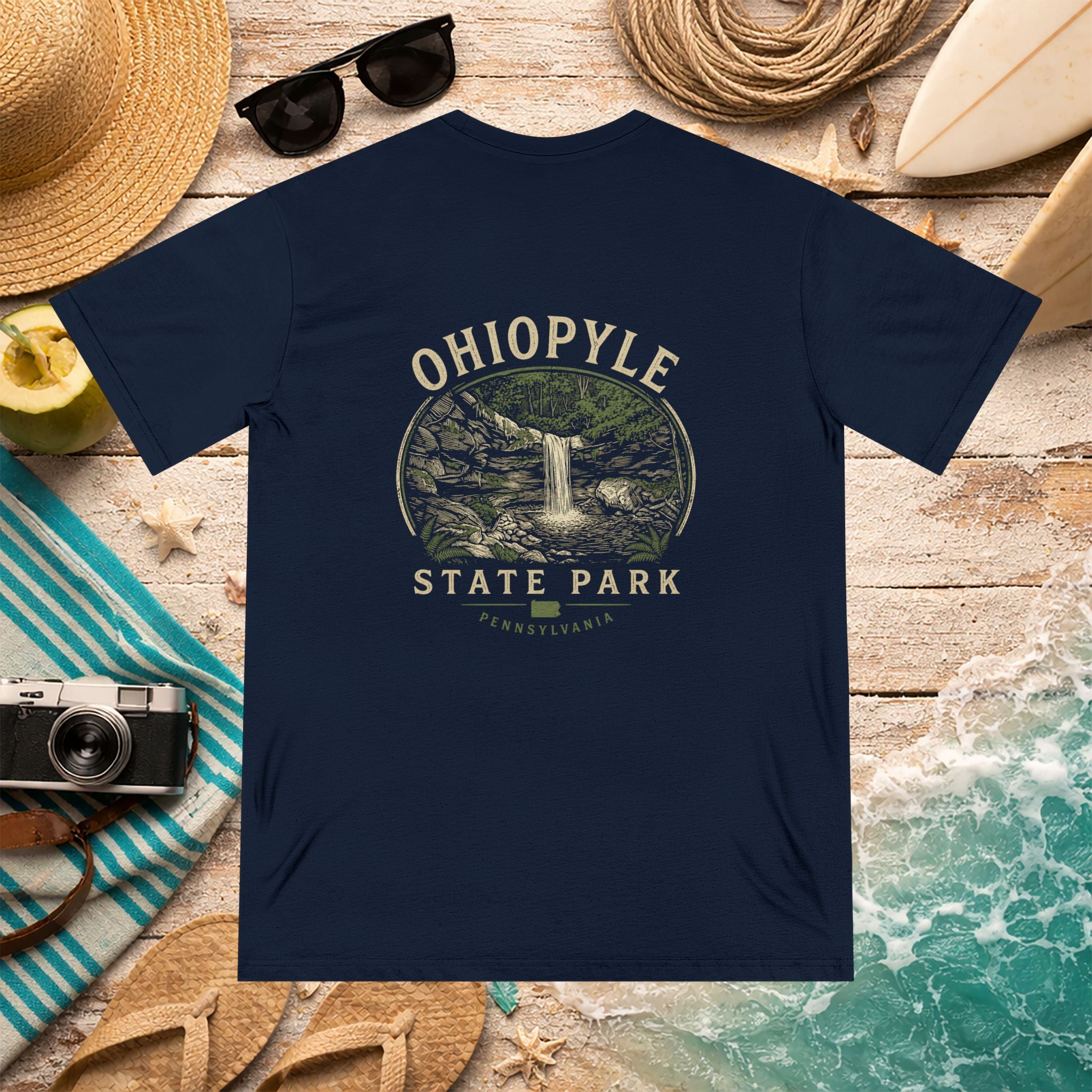 Ohiopyle State Park Organic Cotton Shirt