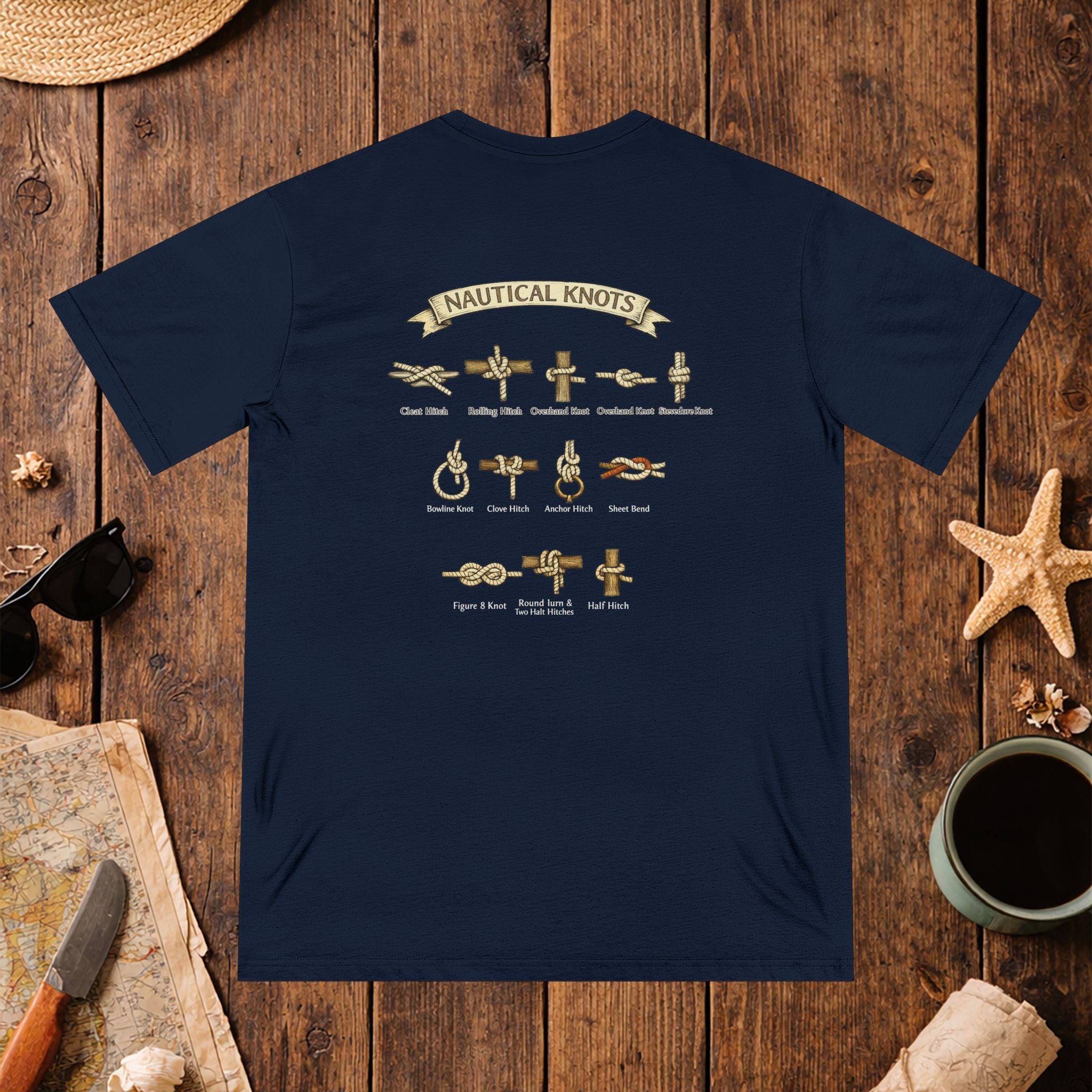 Nautical Knots Organic Cotton Shirt