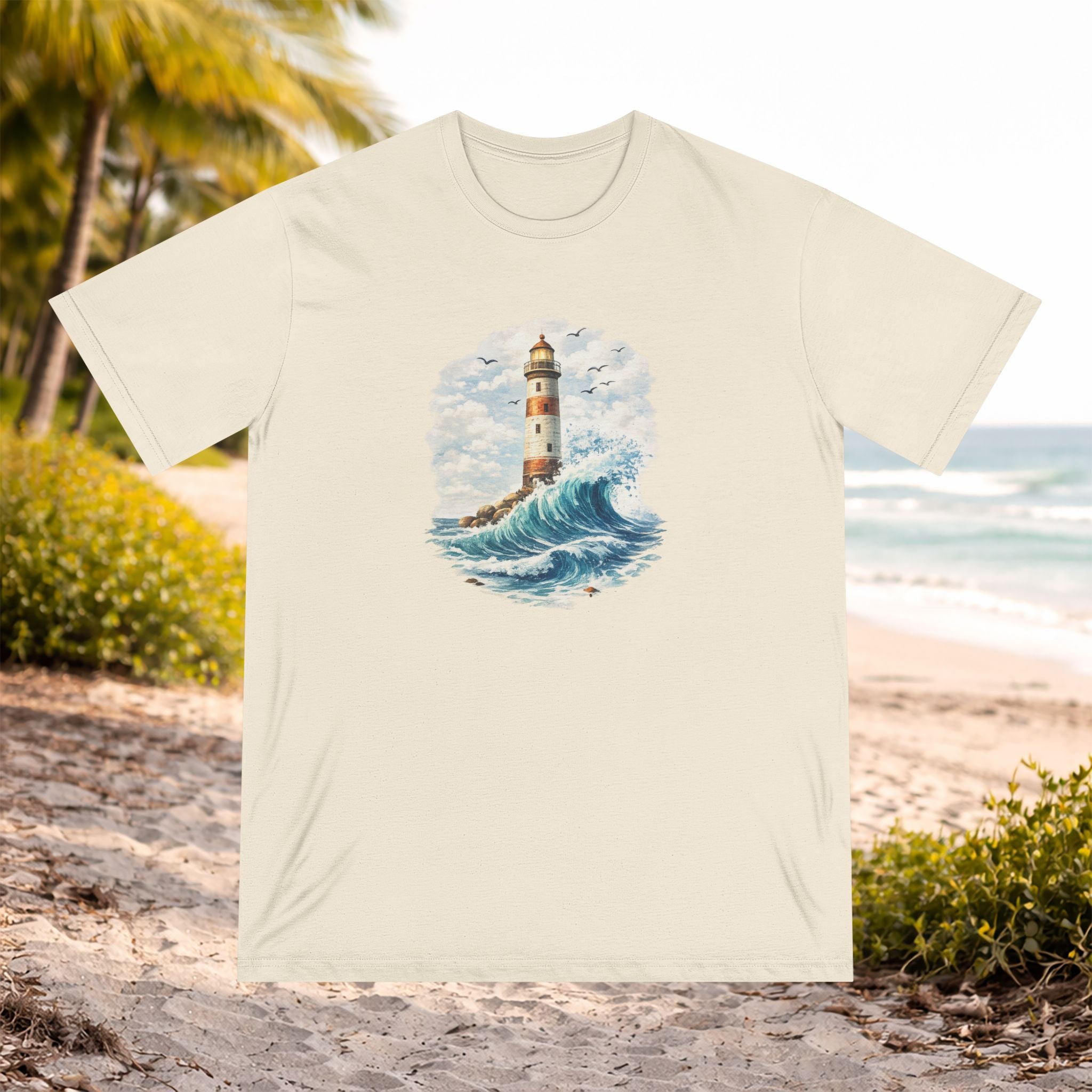 Lighthouse Wave Organic Cotton Shirt
