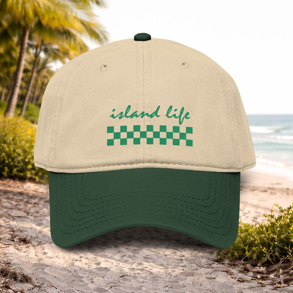 Island Life Washed Baseball Cap