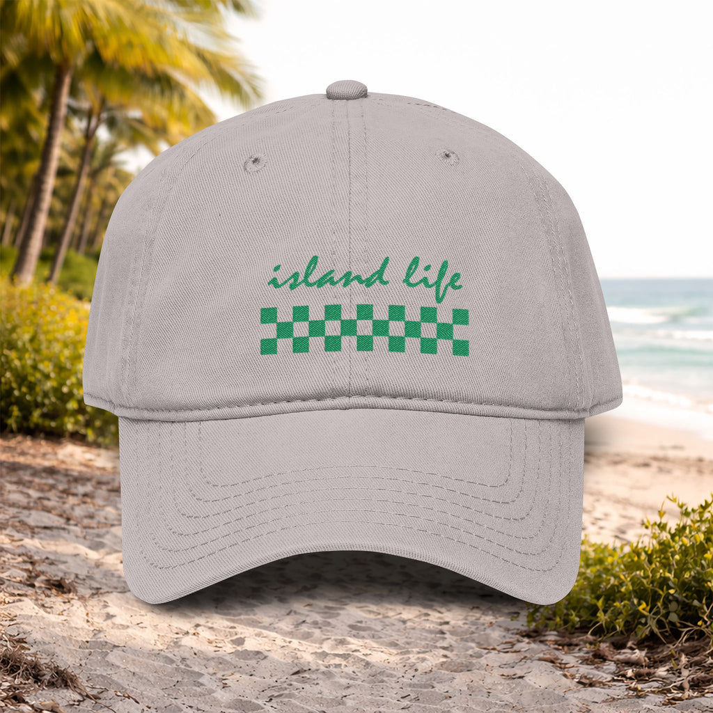Island Life Washed Baseball Cap