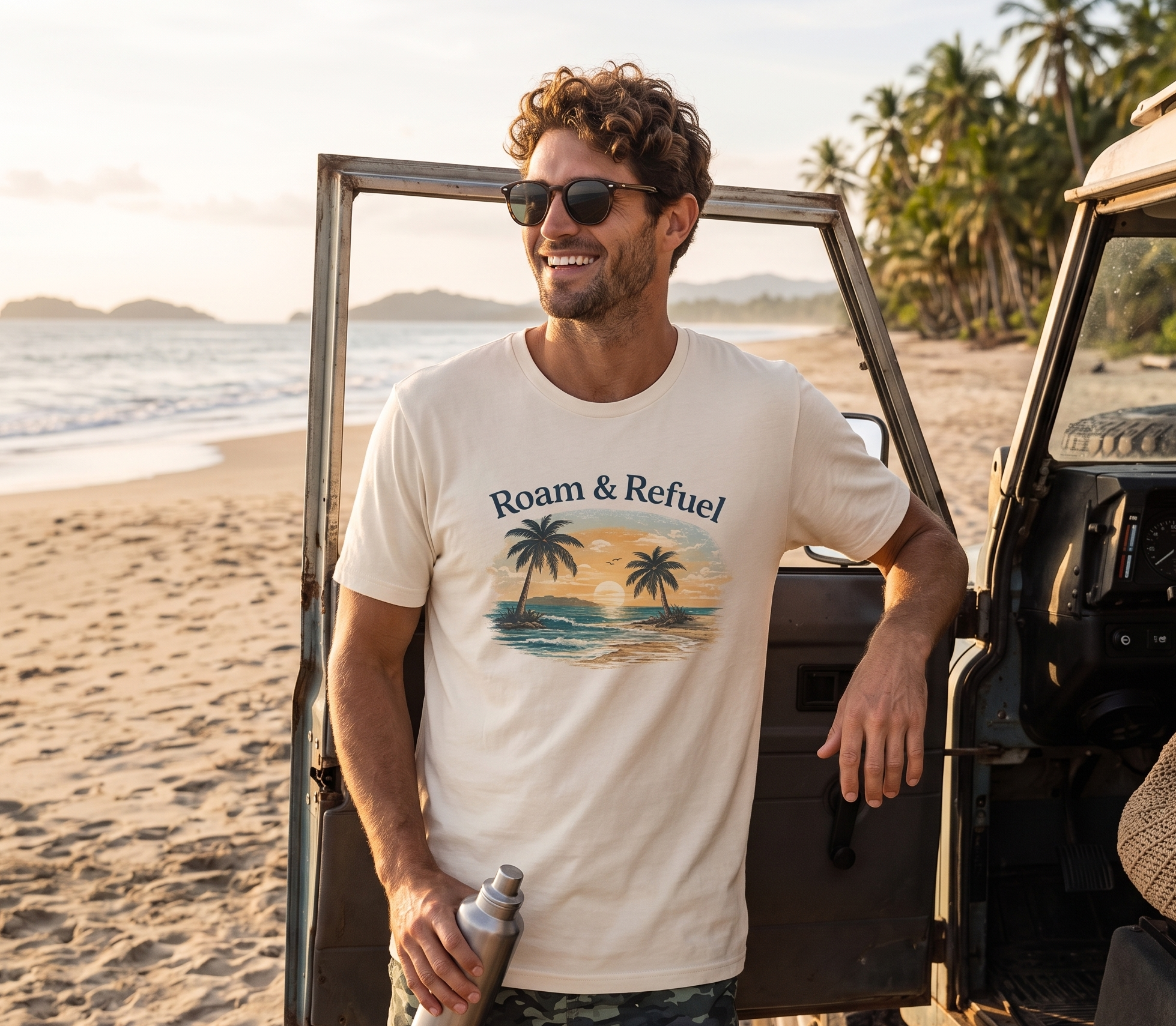 Roam & Refuel Beach Organic Cotton Shirt