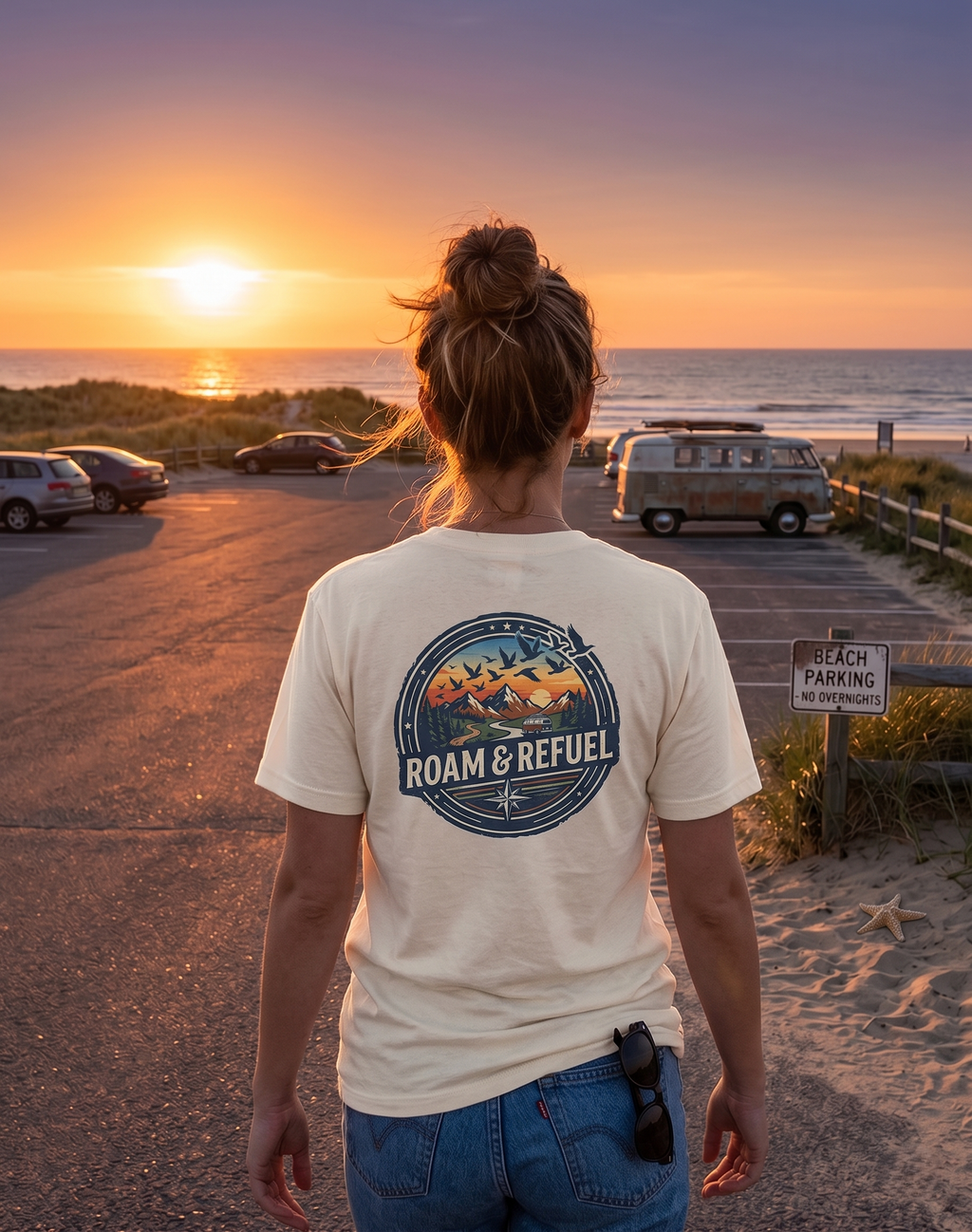 Vintage Roam & Refuel Organic Cotton Shirt