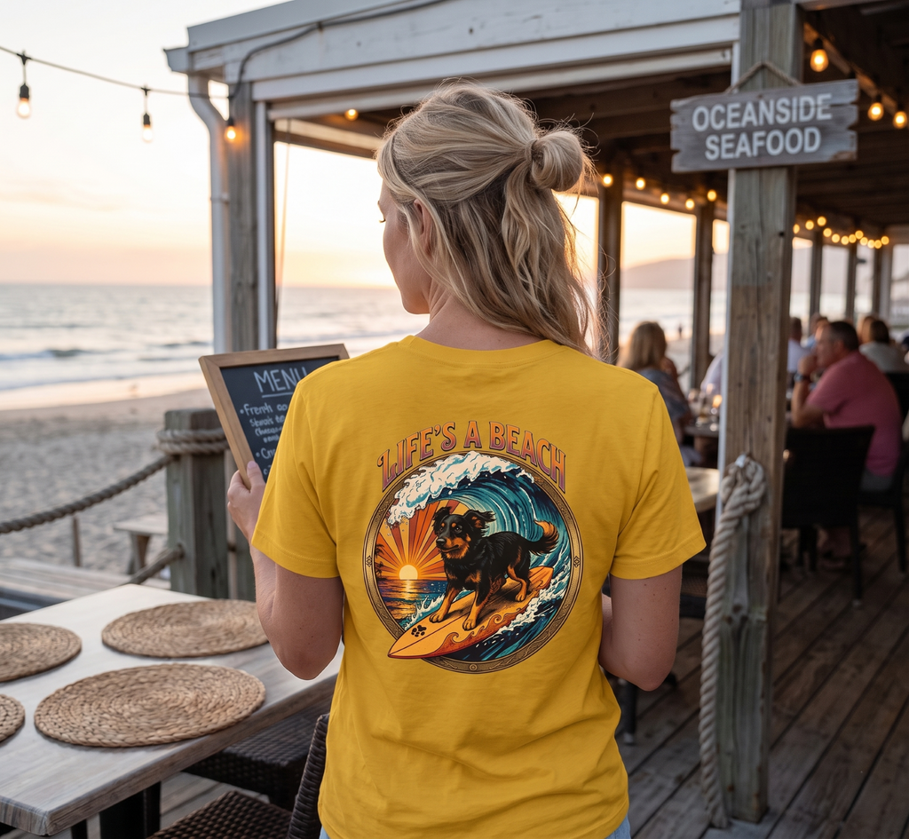 "Life's a Beach" Organic Cotton Shirt