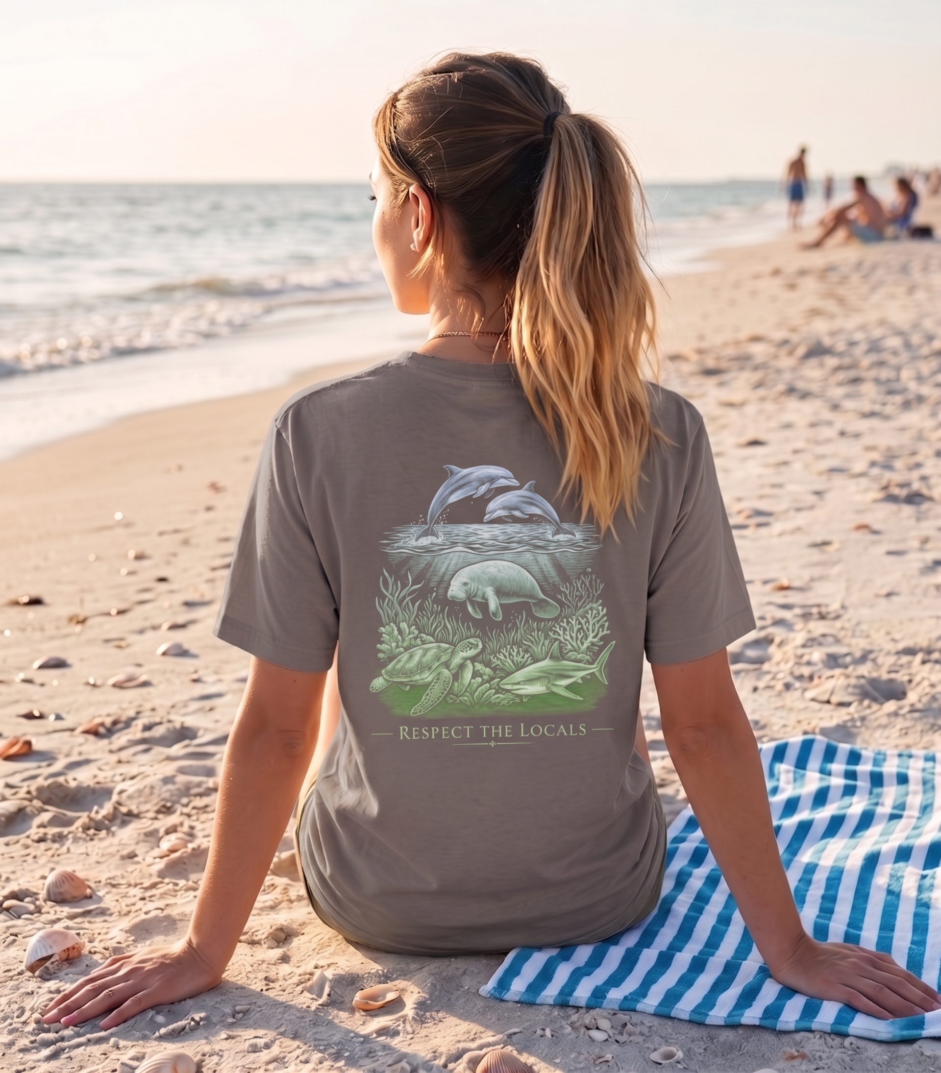 Respect the Locals Dolphin Organic Cotton Shirt