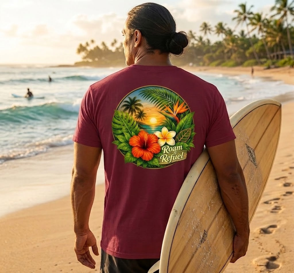 Tropical Sunset Organic Cotton Shirt