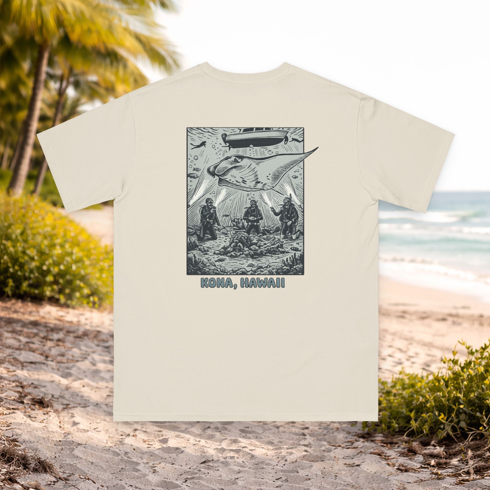 Kona Hawaii Manta Ray Organic Cotton Shirt