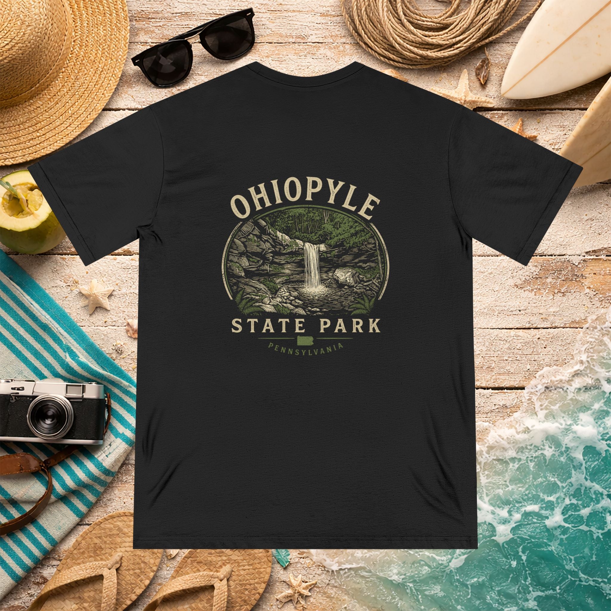Ohiopyle State Park Organic Cotton Shirt
