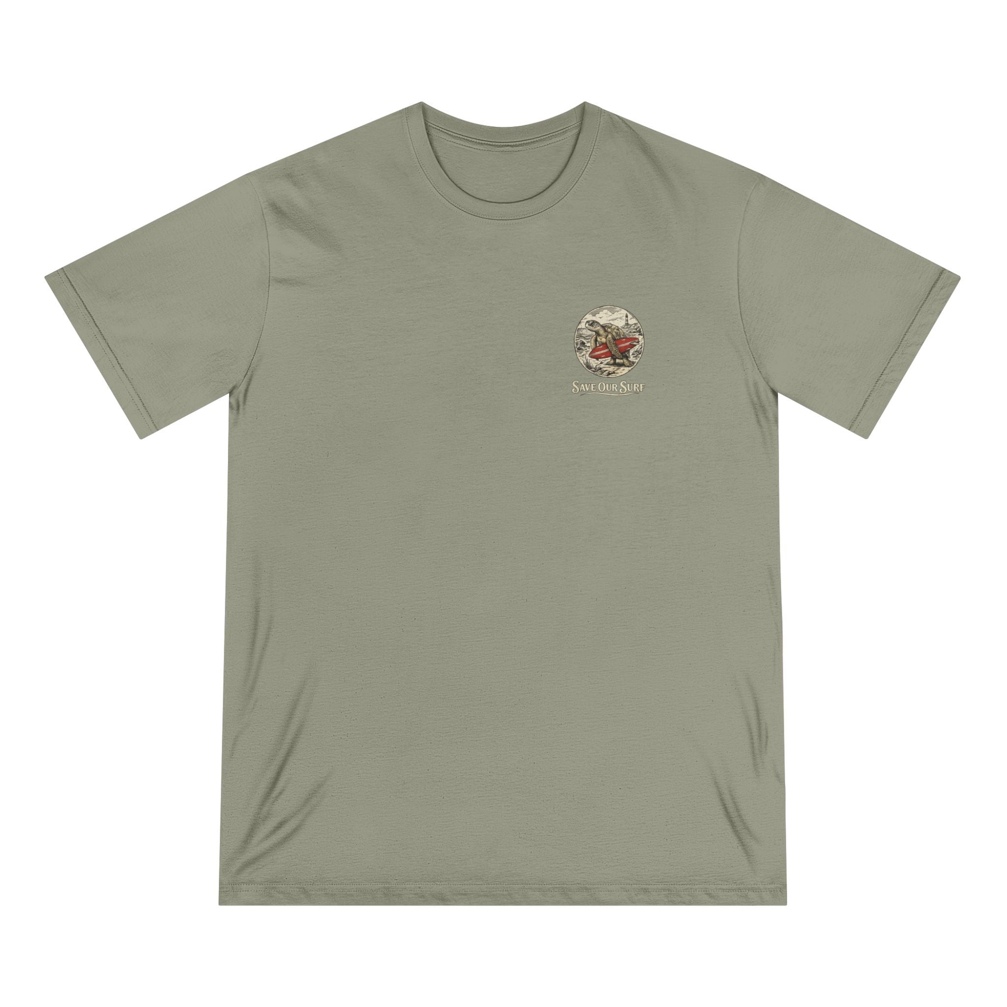 Vintage Surf Sea Turtle Organic Cotton Shirt