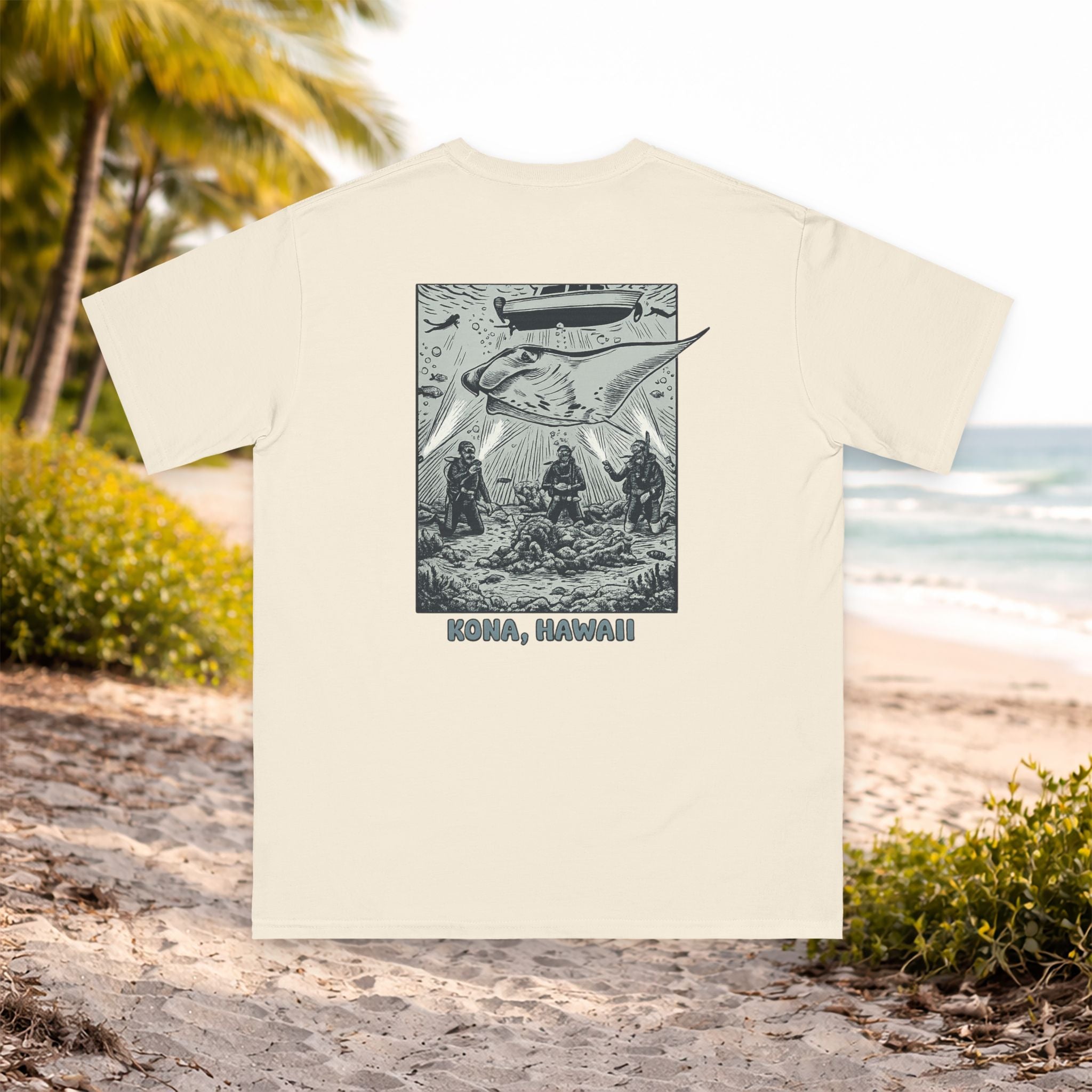 Kona Hawaii Manta Ray Organic Cotton Shirt