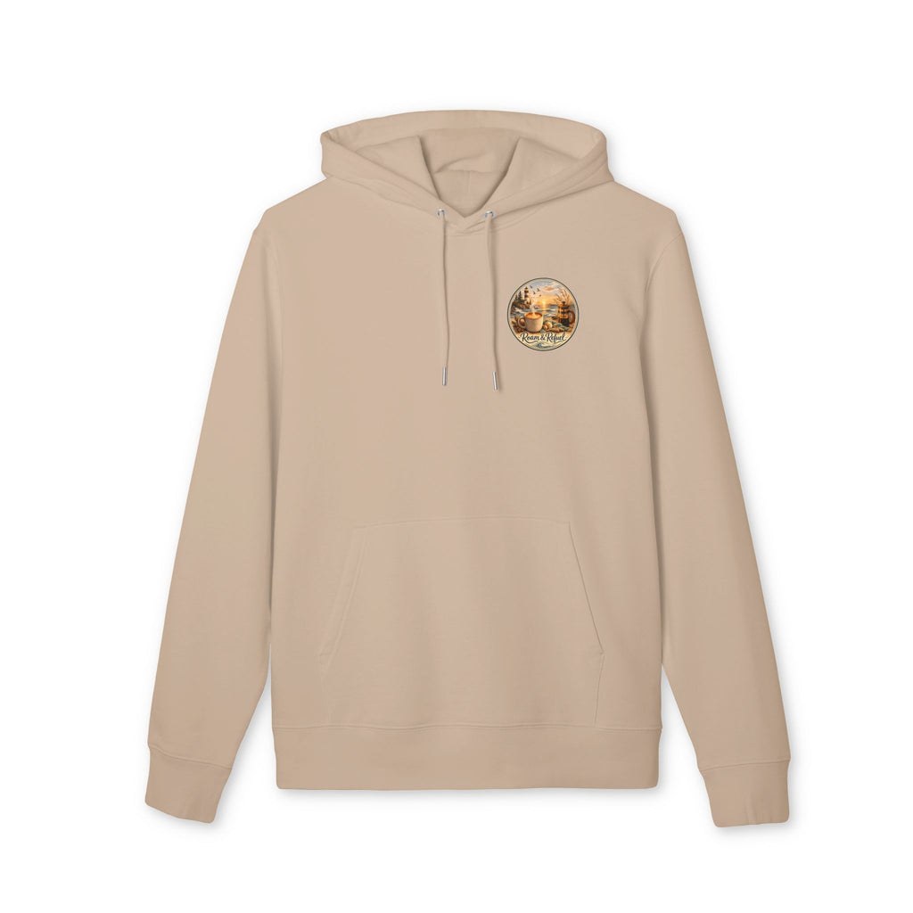 Retro Camper 'Roam & Relax' Vintage Outdoors Organic Cotton Hoodie