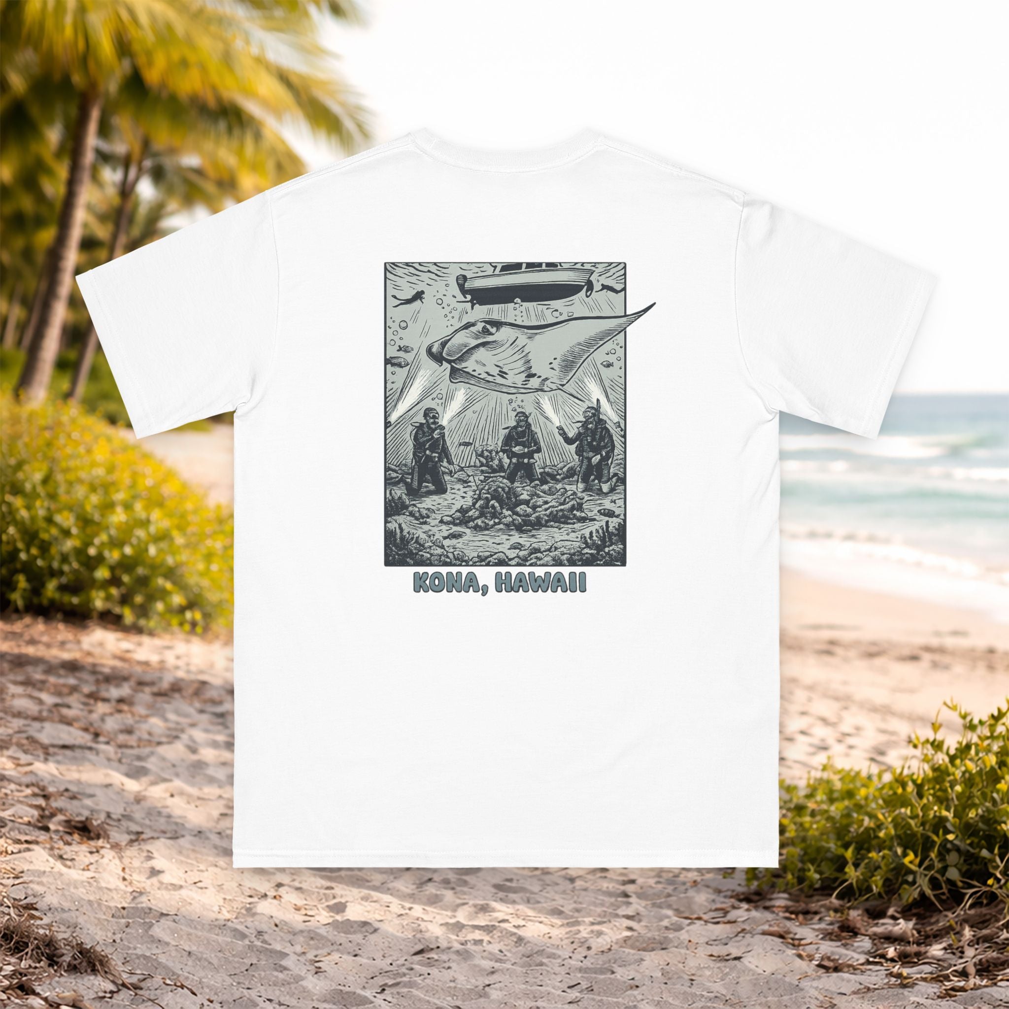 Kona Hawaii Manta Ray Organic Cotton Shirt